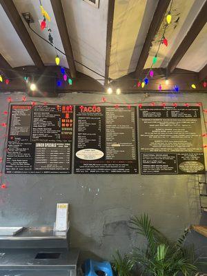 menu!