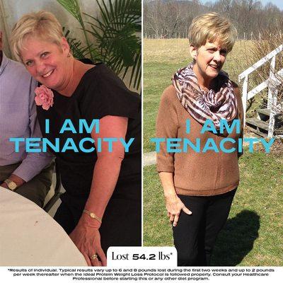 A round of applause for Susan Gwinn! With support from her coach, Susan tapped into her inner tenacity and lost 54.2 poun