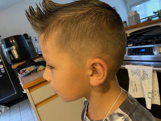 My son's haircut