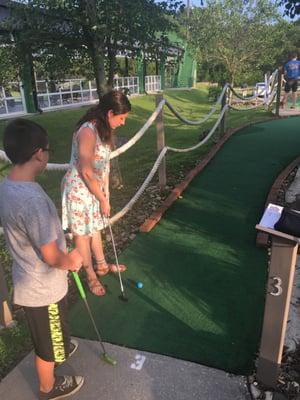 Mini Golfing