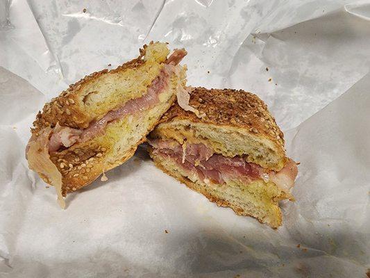 Prosciutto melt (not mortadella)