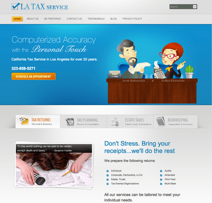 fun website for accounting firm