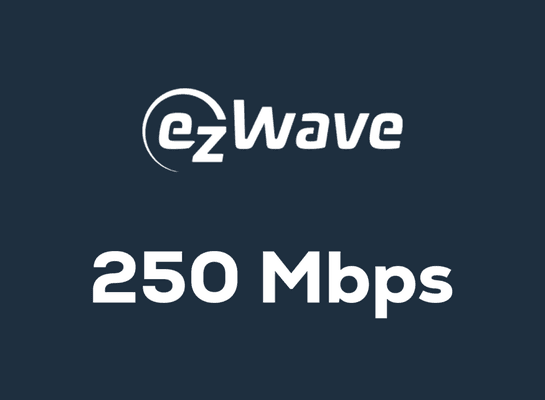 250 Mbps Fiber-fast rural internet!