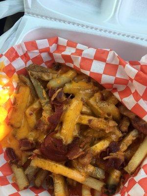 Bae had the bacon cheese fries