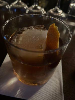 Rum old fashioned.