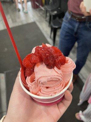 #3 Strawberry Strawberry Rolled Ice Cream