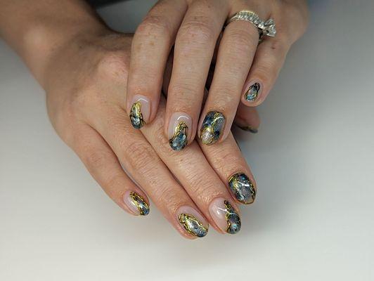 Structured gel mani by Cassandra ( Instagram omsphoenix)