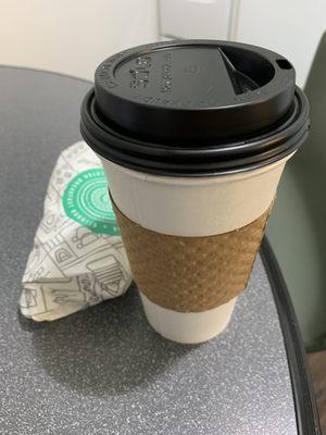 Americano & veggie burrito