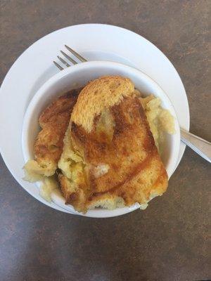 Banana foster bread pudding