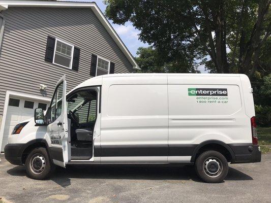 This new & taller van has 4000 miles plus a rear camera which was great if you need to reverse.