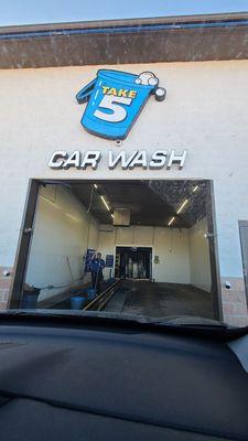 Entering the Car Wash  10-16-2023