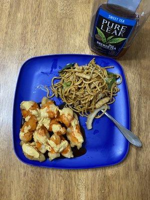 Sweet n Sour Chicken with Chicken Lo Mein