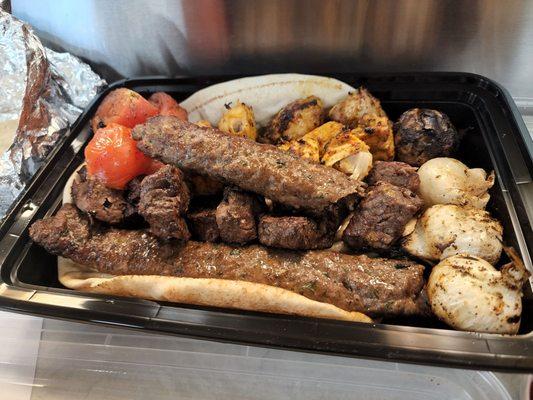 Mixed Grill  Beef Tenderloin, Kefta and shish Tawook