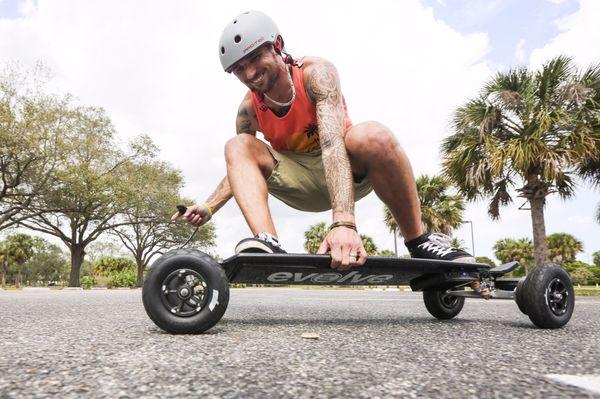 Electric skateboard rentals of South Florida #carverentals