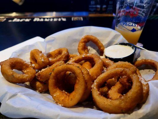 Super good onion rings.