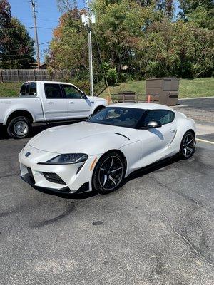 Toyota Supra Interior Detail, With Our Exterior Spray Sealant