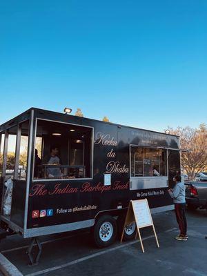 The deliciousness Kabob Truck called Keeku da Daba in Fremont parking lot.