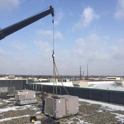 Replacing a 10 ton roof top package unit