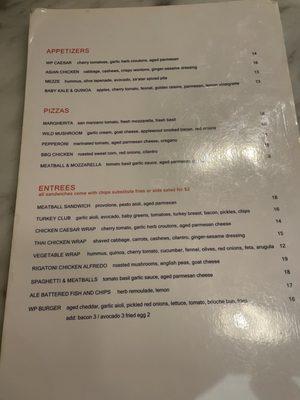 Menu 11/23