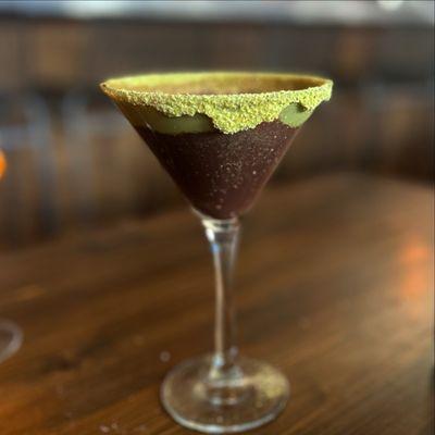 Pistachio Chocolate Martini