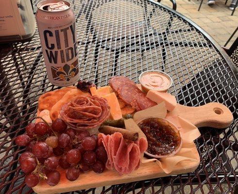 Charcuterie Tray, after a few nibbles