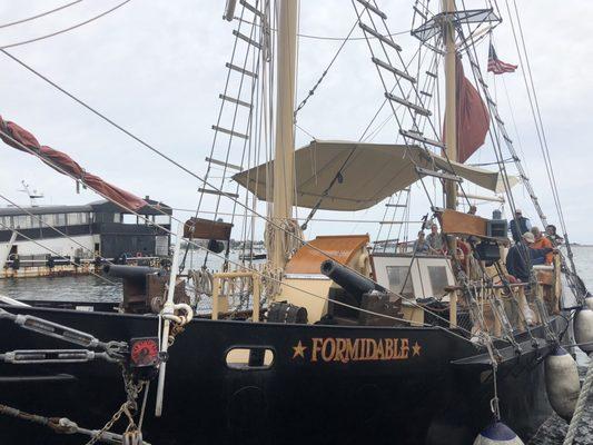 The Pirate Ship Formidable Rowes Wharf In Boston