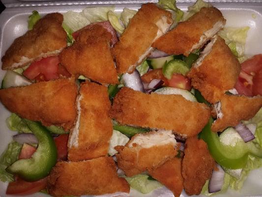 "Chicken Finger Salad" =/