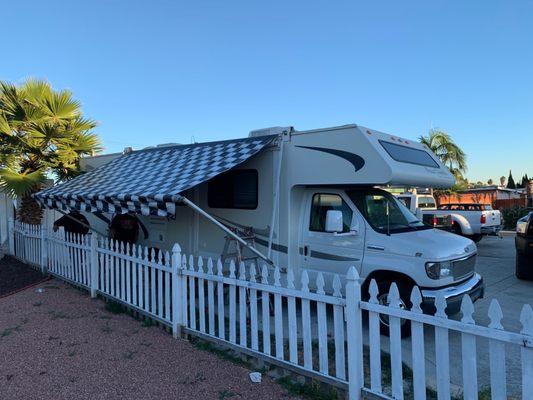 New awning installations