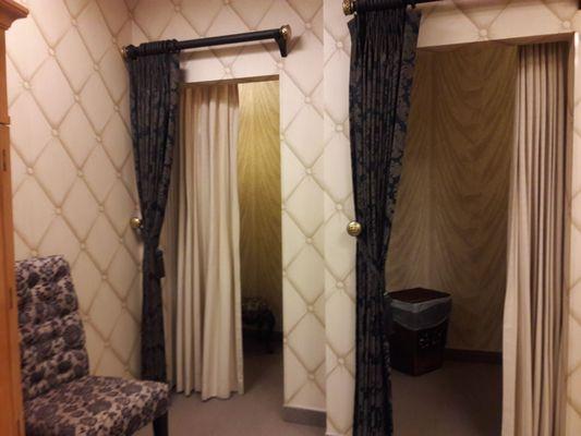 Private dressing room