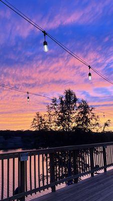 Patio sunset