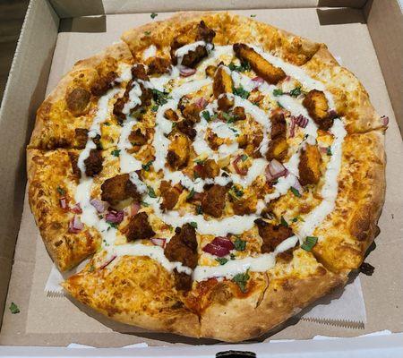 Buffalo chicken pizza