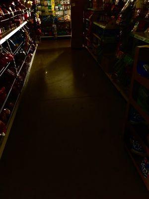 Think you could find what you might be looking for in these unlit aisles?  We sure couldn't.