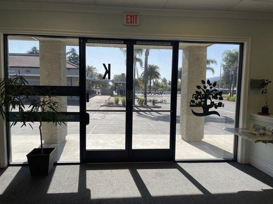 The interior door when leaving Paragon Integrated Medical in Lake Elsinore CA