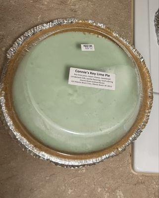 Homemade key lime pie..yummy