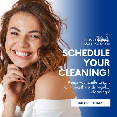 Schedule Your Cleaning today!