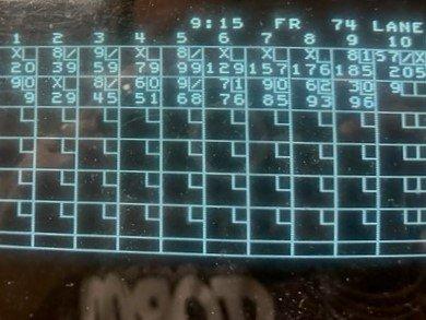 200 game, after making a split in the 10th