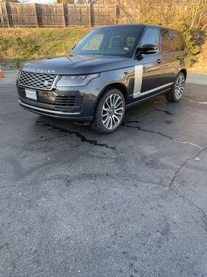 2020 Range Rover, Exterior Wash