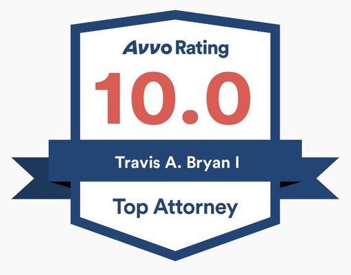 10.0 (Superb) Avvo Rating Badge