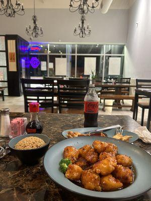 Orange chicken