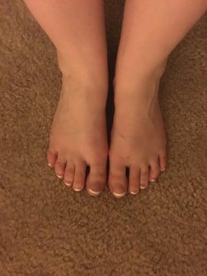 Toes look great too!