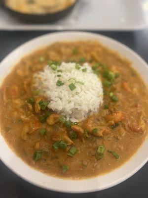 Crawfish Etouffee was great!