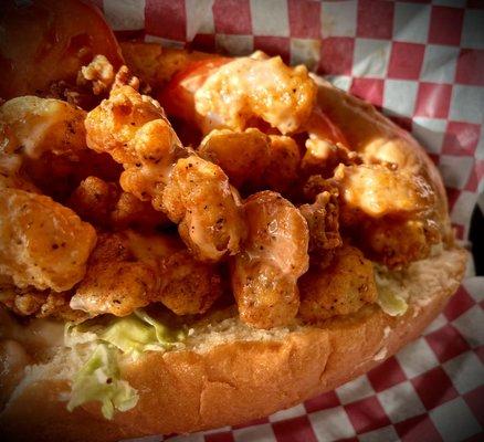 Shrimp Po ' Boy Sandwich