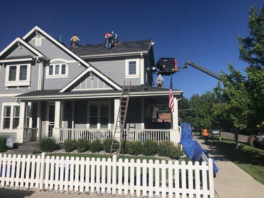 Keeping this beautiful house and yard clean