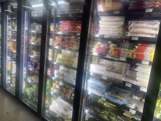 Frozen food section