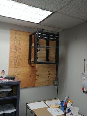 Data rack installation