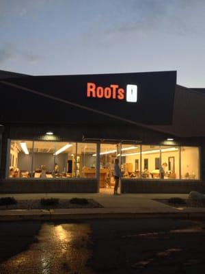 Outside of RooTs the night before our opening day!