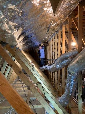 Radiant Barrier Installation