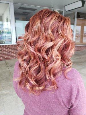 Rose Gold Balayage...by Jen