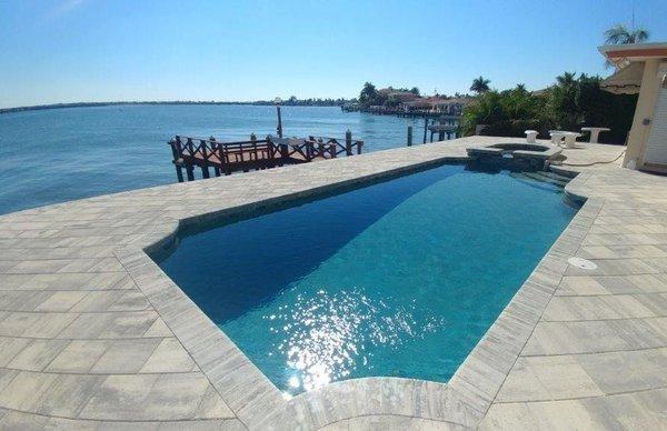 Diplomat-Style Waterfront Pool