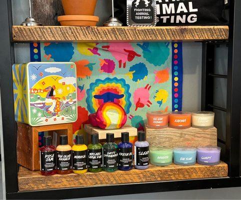 Lush is set for pride month!!